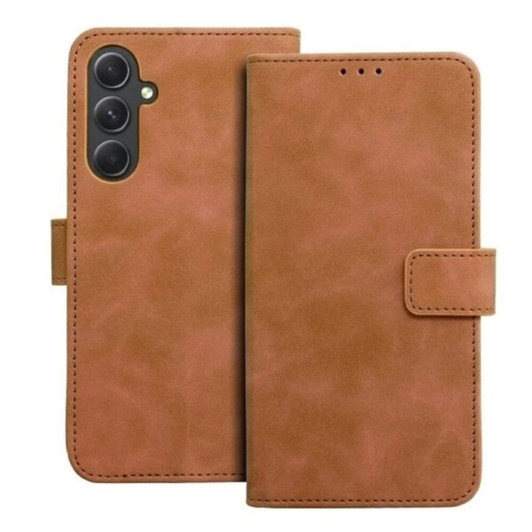 Tel1 Samsung Galaxy A54 5G Tender Θήκη Βιβλίο - Brown