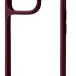 Forcell Xiaomi Redmi Note 13 Pro 4G / Poco M6 Pro 4G Color Shock Θήκη με Πλαίσιο Σιλικόνης Διάφανη - Bordeaux