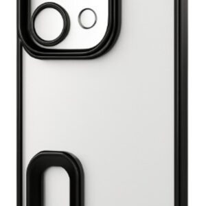 Forcell Xiaomi Redmi Note 14 Pro Plus 5G Glam Θήκη με Πλαίσιο Σιλικόνης Διάφανη - Black