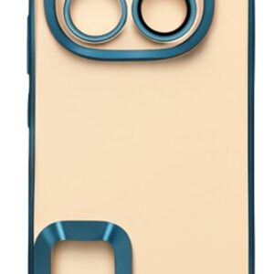 Forcell Xiaomi Redmi Note 14 Pro Plus 5G Glam Θήκη με Πλαίσιο Σιλικόνης Διάφανη - Blue