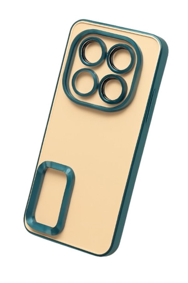 Forcell Xiaomi Redmi Note 14 Pro Plus 5G Glam Θήκη με Πλαίσιο Σιλικόνης Διάφανη - Blue