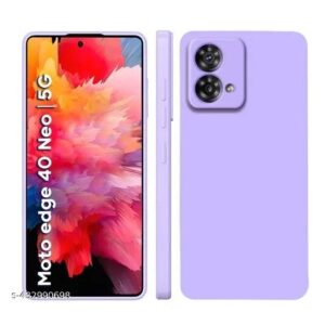 Forcell Motorola Edge 40 Neo 5G Soft Silicone Θήκη Σιλικόνης - Lilac