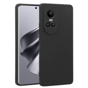 Forcell Oppo Reno 10 5G / 10 Pro 5G Matt Θήκη Σιλικόνης - Black