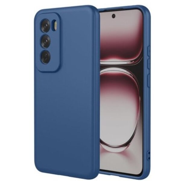 Forcell Oppo Reno 12 Pro 5G Matt Θήκη Σιλικόνης - Dark Blue