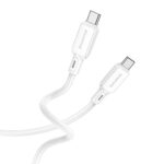 Borofone USB-C to USB-C 60W 1m White (BX94)