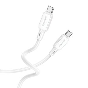 Borofone USB-C to USB-C 60W 1m White (BX94)