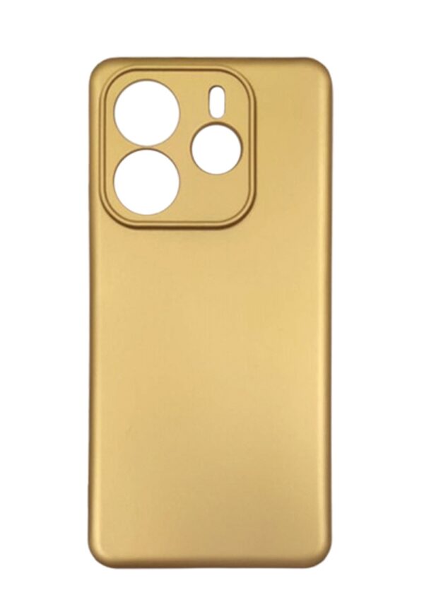Forcell Xiaomi Redmi Note 14 5G Metallic Θήκη Σιλικόνης - Gold Forcell Xiaomi Redmi Note 14 5G Metallic Θήκη Σιλικόνης - Gold