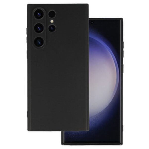 Forcell Samsung Galaxy S23 Ultra 5G Matt Θήκη Σιλικόνης - Black