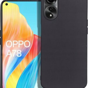 Forcell Oppo A78 4G Matt Θήκη Σιλικόνης - Black