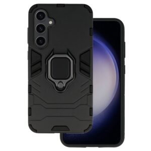 Forcell Samsung Galaxy S23 FE Shockproof with Ring Holder Θήκη Σκληρή - Black