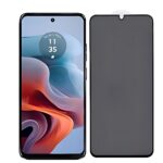 Motorola Moto G34 Προστασία Οθόνης Φιμέ 9H Privacy Full Face Tempered Glass Black