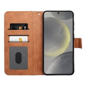 Tel1 Samsung Galaxy A52 4G / A52 5G / A52s Jeans Θήκη Βιβλίο - Blue Brown