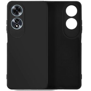 Forcell Oppo A60 Matt Θήκη Σιλικόνης - Black