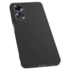 Forcell Oppo A60 Matt Θήκη Σιλικόνης - Black