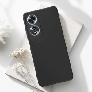 Forcell Oppo A60 Matt Θήκη Σιλικόνης - Black