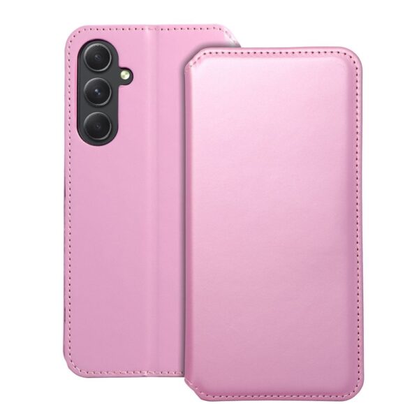 Tel1 Samsung A54 5G Ροζ Dual Pocket Θήκη Βιβλίο - Pink
