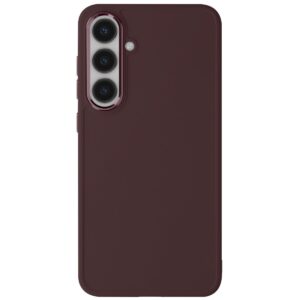 Forcell Samsung S23 Satin Frame Θήκη Σιλικόνης - Burgundy