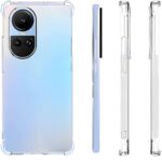 Forcell Oppo Reno10 5G Anti - Shock Θήκη Σιλικόνης 1.5mm - Διάφανη