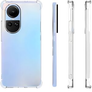 Forcell Oppo Reno10 5G Anti - Shock Θήκη Σιλικόνης 1.5mm - Διάφανη