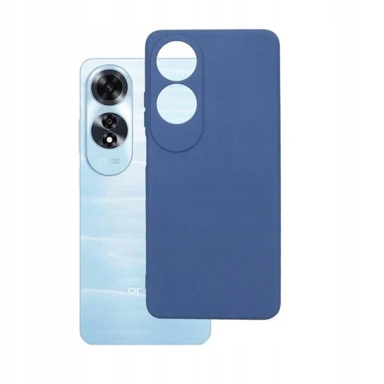 Forcell Oppo A60 Matt Θήκη Σιλικόνης - Blue