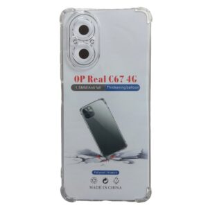 Forcell Realme C67 4G Antishock Silicone Θήκη Σιλικόνης TPU 1.5mm - Διάφανη