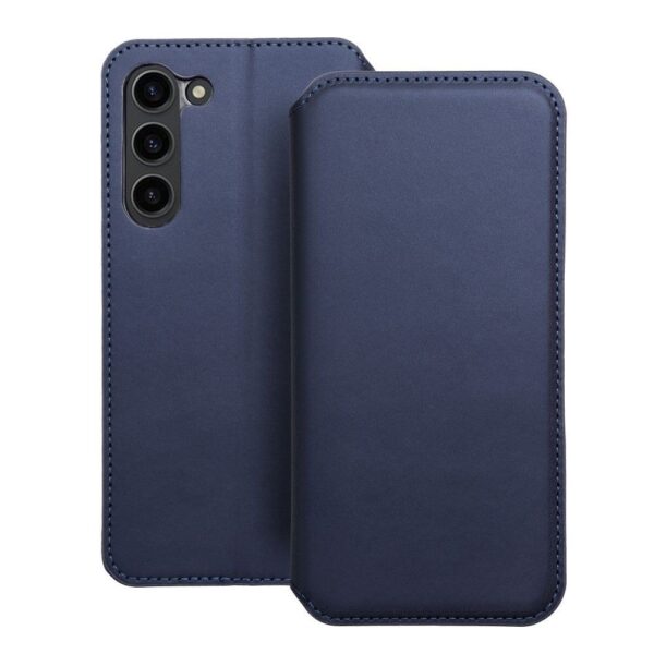 Tel1 Samsung Galaxy S24 Dual Pocket Θήκη Βιβλίο - Navy Blue