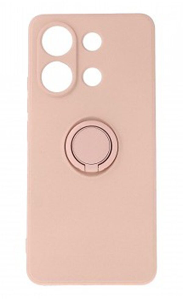 Forcell Xiaomi Redmi Note 13 Pro 4G / Poco M6 Pro 4G Ring Holder Θήκη Σιλικόνης - Pink