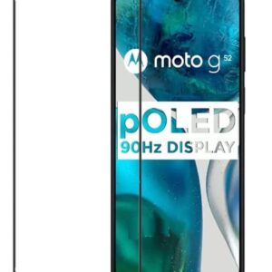 Motorola G52 / G71s / G72 / G82 Προστασία Οθόνης με Μαύρο Περίγραμμα 9D Full Face Tempered Glass Black