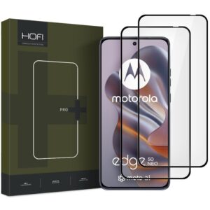 Motorola Edge 50 Neo Προστασία Οθόνης με Μαύρο Περίγραμμα Hofi Pro+ Full Face Tempered Glass
