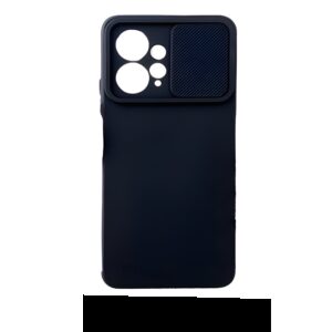 Forcell Xiaomi Redmi Note 12 4G Slide Camera Θήκη Σιλικόνης - Black