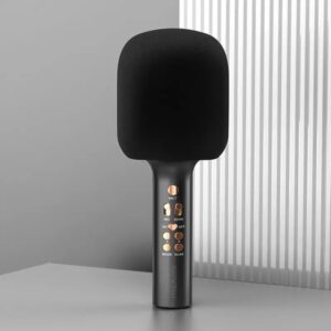Maxlife Ασύρματο Μικρόφωνο Με Ηχειο Bluetooth Karaoke Black