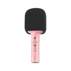 Maxlife Ασύρματο Μικρόφωνο Με Ηχειο Bluetooth Karaoke Pink