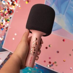 Maxlife Ασύρματο Μικρόφωνο Με Ηχειο Bluetooth Karaoke Pink