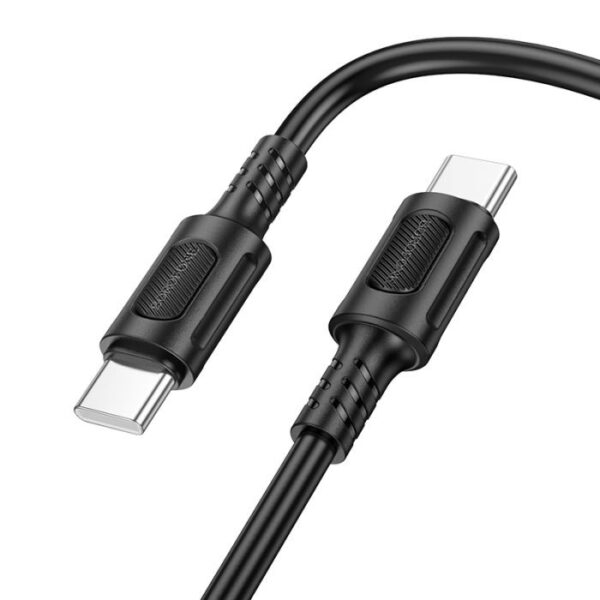 Borofone USB-C to USB-C 60W 3A 1m Black (BX111) Borofone USB-C to USB-C 60W 3A 1m Black (BX111)