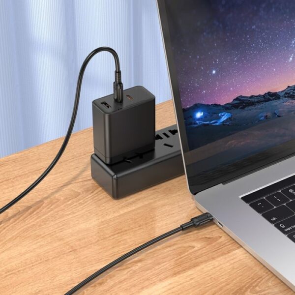 Borofone USB-C to USB-C 60W 3A 1m Black (BX111)