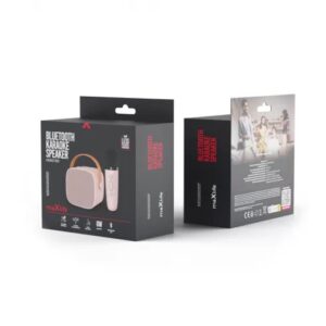 Maxlife Bluetooth Karaoke Mε ασύρματo Mικρόφωνo MXKS-100 Pink