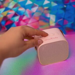 Maxlife Bluetooth Karaoke Mε ασύρματo Mικρόφωνo MXKS-100 Pink