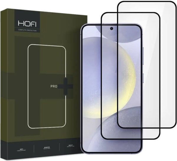 Samsung Galaxy S25 Προστασία Οθόνης 2 Pack Hofi Glass Pro+ Full Face Tempered Glass
