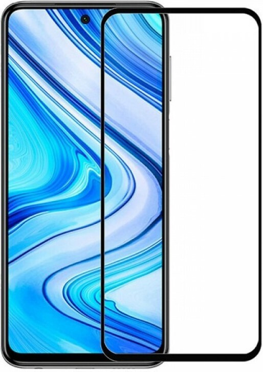 Xiaomi Redmi Note 9S / 9 Pro / 9 Pro Max Προστασία Οθόνης με Μαύρο Περίγραμμα 5D Full Face Tempered Glass