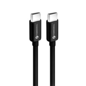 Forcell Καλώδιο Φόρτισης USB-C to USB-C Quick Charge Cable 60W 3m Black