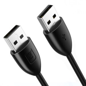 Cabletime USB-A to USB-A 3A 1.5m Μαύρο (CT-AMAM2)