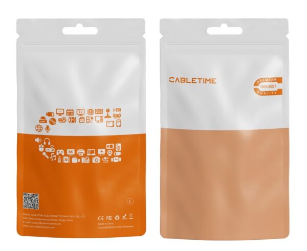 Cabletime USB-A to USB-A 3A 1.5m Μαύρο (CT-AMAM2)