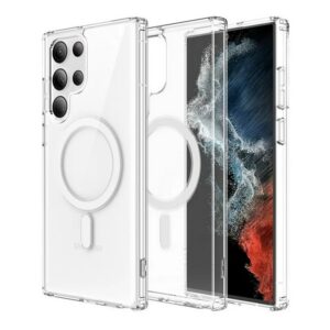 Forcell Samsung Galaxy S23 Ultra 5G Magsafe Θήκη Σιλικόνης Διάφανη TPU - Διάφανη