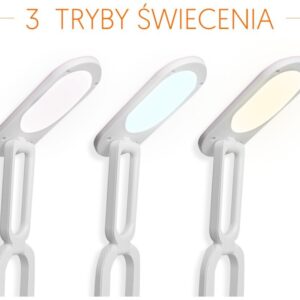 LTC Φωτιστικό Γραφείου LXL1964R με Λειτουργία Αφής 1200mAh 4W Λευκό - Ροζ