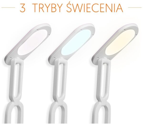 LTC Φωτιστικό Γραφείου LXL1964R με Λειτουργία Αφής 1200mAh 4W Λευκό - Ροζ