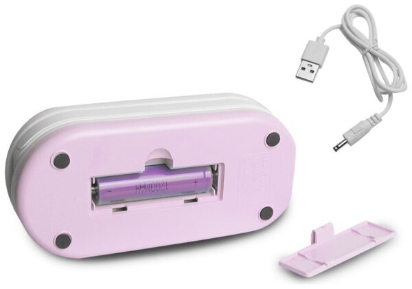 LTC Φωτιστικό Γραφείου LXL1964R με Λειτουργία Αφής 1200mAh 4W Λευκό - Ροζ