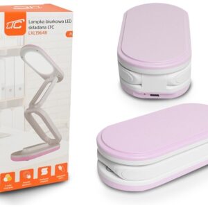 LTC Φωτιστικό Γραφείου LXL1964R με Λειτουργία Αφής 1200mAh 4W Λευκό - Ροζ