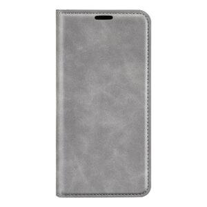 Tel1 Xiaomi Redmi Note 14 Pro 5G / 14 Pro Plus 5G/ Poco X7 5G Retro-skin Magnetic Suction Θήκη Βιβλίο - Grey