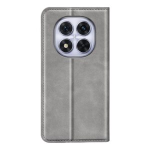Tel1 Xiaomi Redmi Note 14 Pro 5G / 14 Pro Plus 5G/ Poco X7 5G Retro-skin Magnetic Suction Θήκη Βιβλίο - Grey