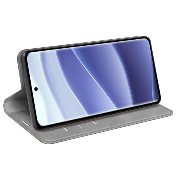 Tel1 Xiaomi Redmi Note 14 Pro 5G / 14 Pro Plus 5G/ Poco X7 5G Retro-skin Magnetic Suction Θήκη Βιβλίο - Grey